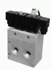 5/2, 5/3 solenoid and 5/3 pneumatic pilot operated valves